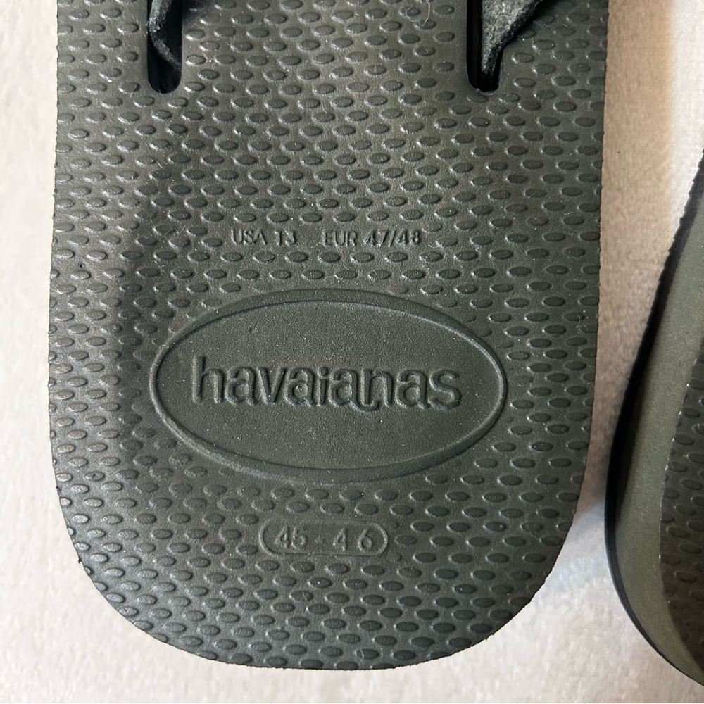 Havaianas Urban Special Sandal in Olive Green Size 13 - Picture 12 of 15